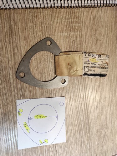 Auspuff dichtung wie 1328695 - auspuff,