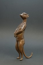 Bronzefigur Erdmännchen - The