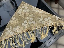 Schultertuch Stola Goldfarbig