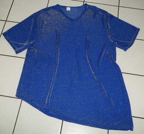 Glitzer oberteil xxl - gr., 48
