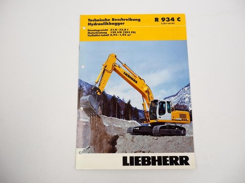 Prospekt liebherr r934c - liebherr,