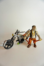 2015 Paramount Teenage Mutant Ninja Turtles RockSteady Actionfigur + Motorrad