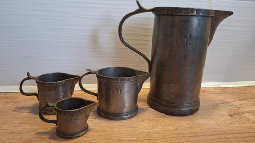 Antike zinnkannen von 1888 - von, gut