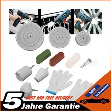 Chrom-Alu 11tlg Akkuschrauber Polieraufsatz DE Für bohrmaschine Tool Felgen