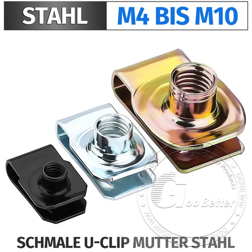 Schmale clip mutter bis - mutter, m4