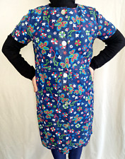 Nylon Dederon kittel schürze Vintage  Apron Gr. 46--Original 70er Jahre---