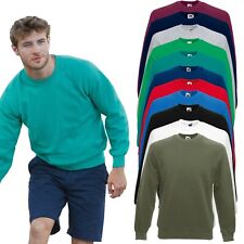 FRUIT OF THE LOOM SWEATSHIRT PULLOVER M L XL XXL SCHWERE QUALITÄT 280g/m² SHIRTS