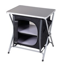 2-in-1 Camping Schrank Tisch -