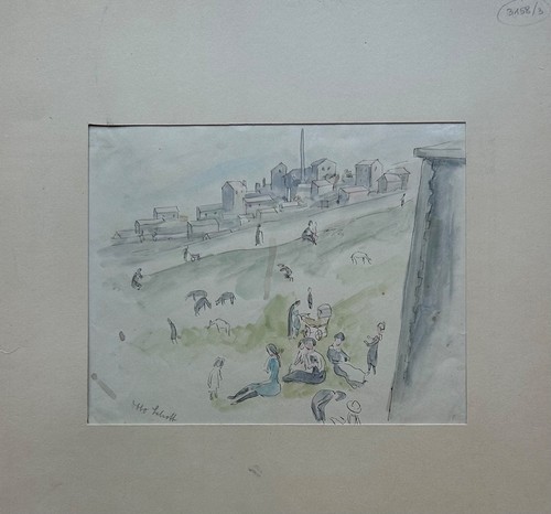 Otto schoff bremen - otto, aquarell