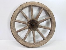 Altes antikes Wagenrad Holzrad Leiterwagen Heuwagen Deko Landhaus Shabby #9377