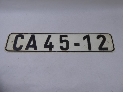 Alte ddr nummernschild - ddr,