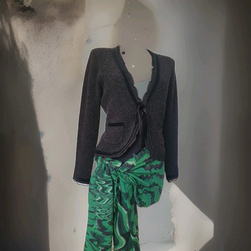 2tlg strick jacke blazer - 2tlg, gr