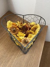 Metall Deko Draht Korb Geschenk Shabby Aufbewahrung Impressionen Deko 