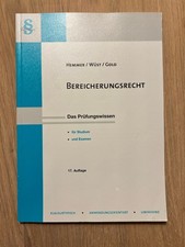 Hemmer/Wüst Bereicherungsrecht Skript 17. Auflage gebraucht