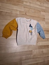 Pullover H&M Gr 110 116 Beige Bunt 90er Vibe