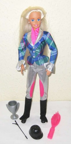 Original barbie als reiterin - barbie,