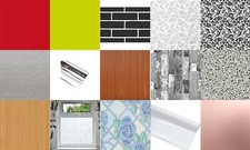 Uni Metallic Holzoptik Fablon