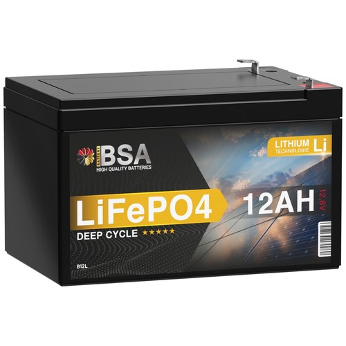 Bsa lifepo4 akku 12v 12ah - 12v,