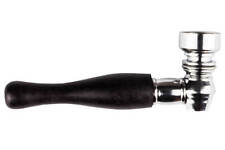 Holzpfeife Metall-Pfeife 9 cm