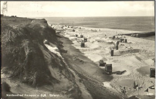 Kampen sylt strand - kampen, x