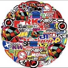 50x JDM Tuning Sticker Set