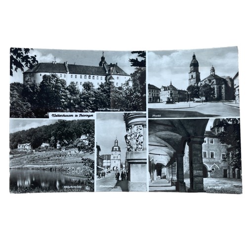 Ansichtskarte waltershausen - ansichtskarte,