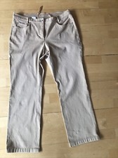 Madeleine Damen Hose  beige, Gr. 22, Bundweite ca. 47 cm, gebraucht