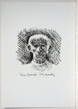 Gerhard Marcks.  Lithographie.
