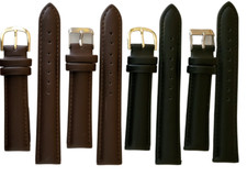 Uhrenarmbänder leicht gepolstert (XL) Leder 8 bis 24mm Herren Damen Uhrenarmband