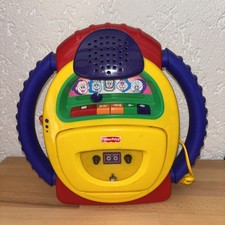 Fisher Price Tuff Stuff Kinder Kassettenrecorder Mikro Stimmenverzehrer 