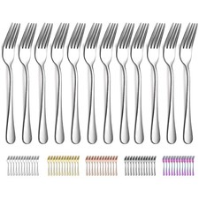 Edelstahl Gabeln 12 Stück