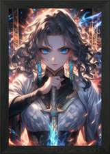 Anime Mädchen mit Schwert