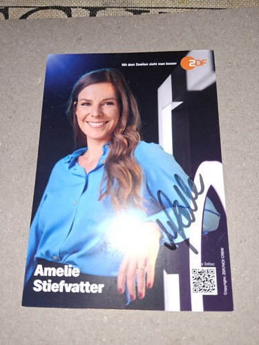Autogrammkarte amelie - autogrammkarte,
