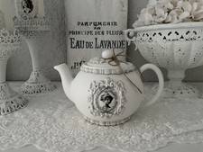 Shabby Chic Antikoptik Deko VintageKaffeekanne TeekanneBrocanteCottageLandhaus?