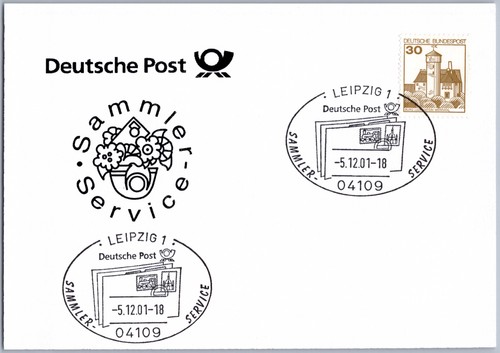 Sonderstempel leipzig 2001 - sonderstempel,