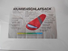 Mumienschlafsack  
