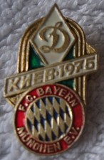 alte original Nadel UEFA Supercup 1975 Dynamo Kiew vs Bayern München