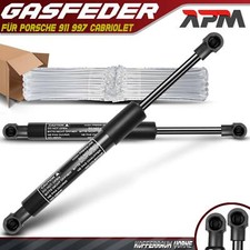 2x Gasfeder Heckklappe Dämpfer 240mm 390N für Porsche 911 997 04-12 99751155101