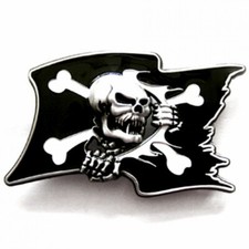 Buckle Piratenflagge Skelett