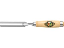 KIRSCHEN 1431012 Hohlbeitel  Schneidenbreite 12 mm mit 2 Stahlzwingen Weißbuchen