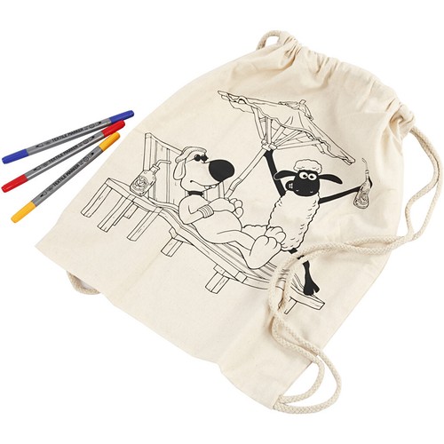 Kordelrucksack shaun das schaf - kordelrucksack,