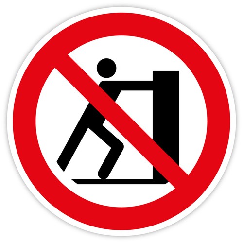 Aufkleber verbotszeichen - aufkleber,