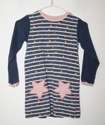 Blaues pulloverkleid - blaues,