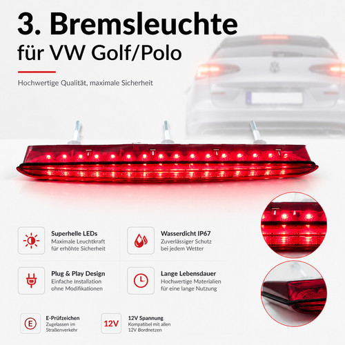 Led linse bremsleuchte - led,