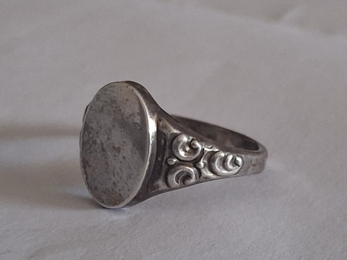 Jugendstil siegelring 835 - jugendstil,