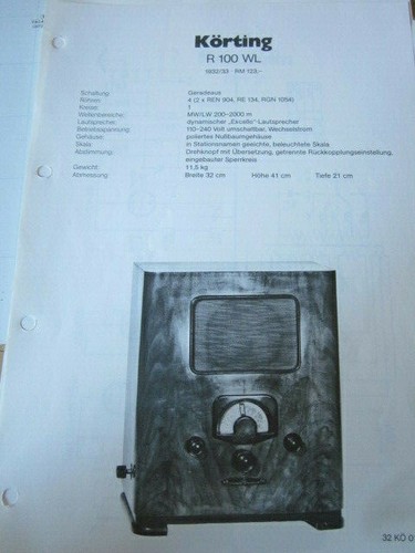 Schaltplan radio körting - schaltplan, r