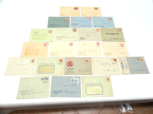 Bedarfsbrief briefmarke - 21,