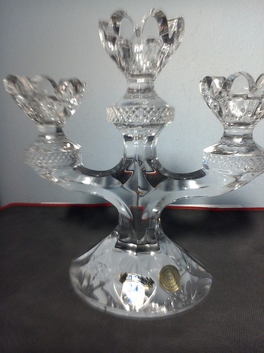 Bohemia crystal kerzenständer - crystal,