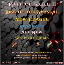 ✨Path of Exile 2✨All New Support Gems✨New League✨Rise of the Abyssal✨Rakiata's✨