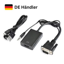 VGA auf HDMI Adapter mit Audio